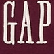 ヴィンテージソフト カラーブロック GAPロゴ ハーフジップ プルオーバー