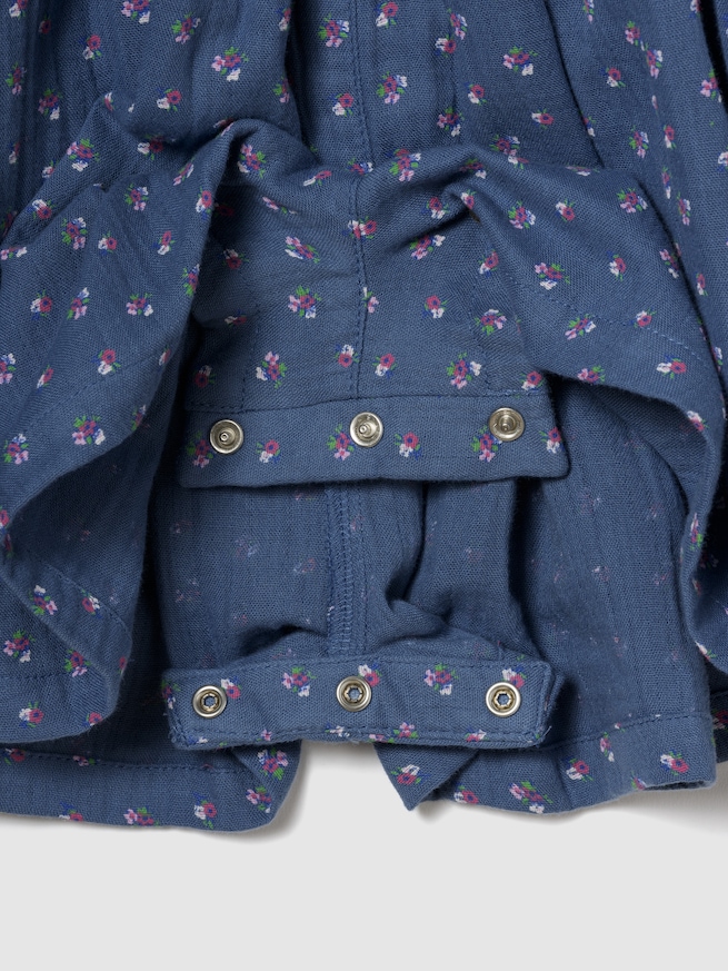 babyGap クリンクルガーゼ ロンパース-2