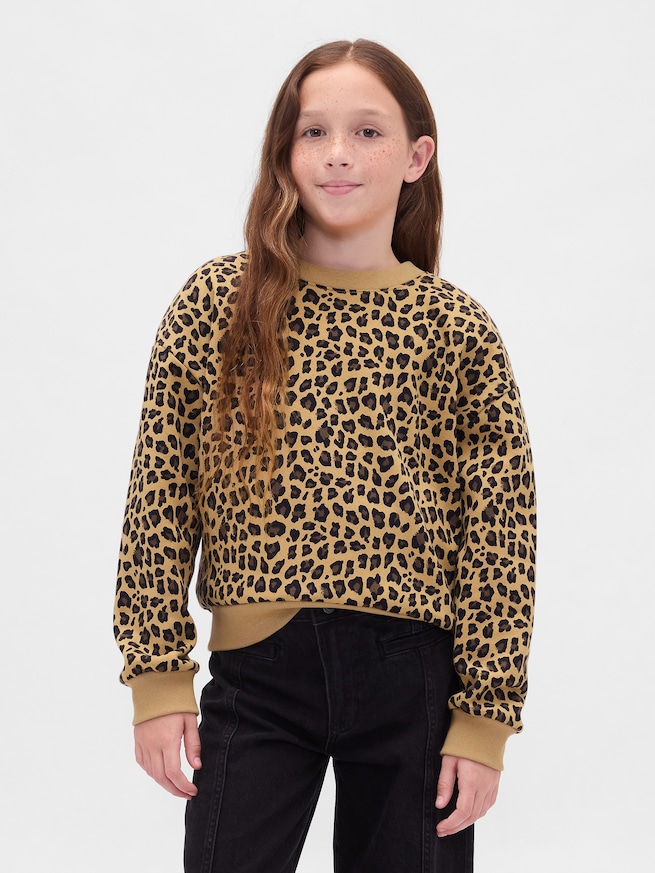 ヴィンテージソフト ドルマン スウェットシャツ (キッズ)-0