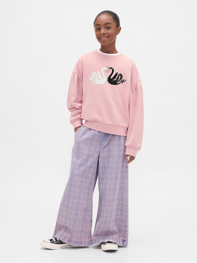 フリッピー スパンコール スウェットシャツ (キッズ)-3