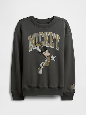 GapKids × ディズニー ミッキーマウス グラフィック スウェットシャツ