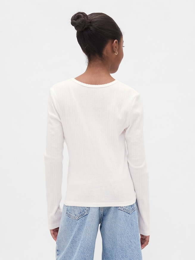 リブTシャツ (キッズ)-2