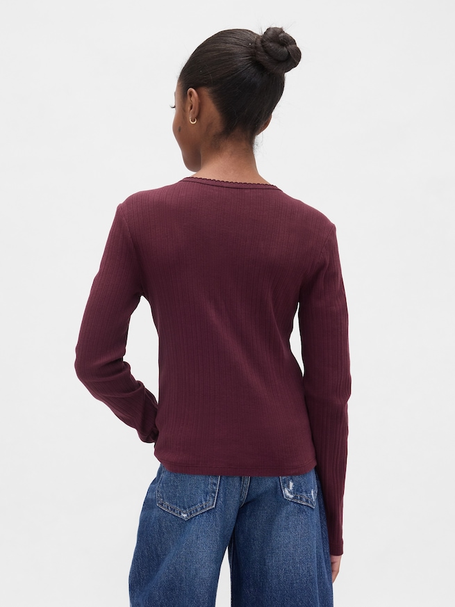 リブTシャツ (キッズ)-2