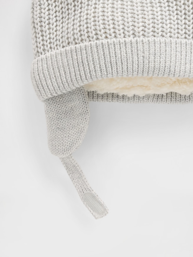 裏ボア くまさんビーニー (ベビー)-1