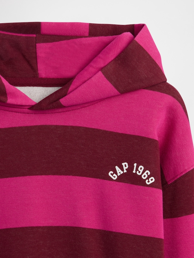 ラグビー ストライプ GAPロゴパーカー (キッズ)-4