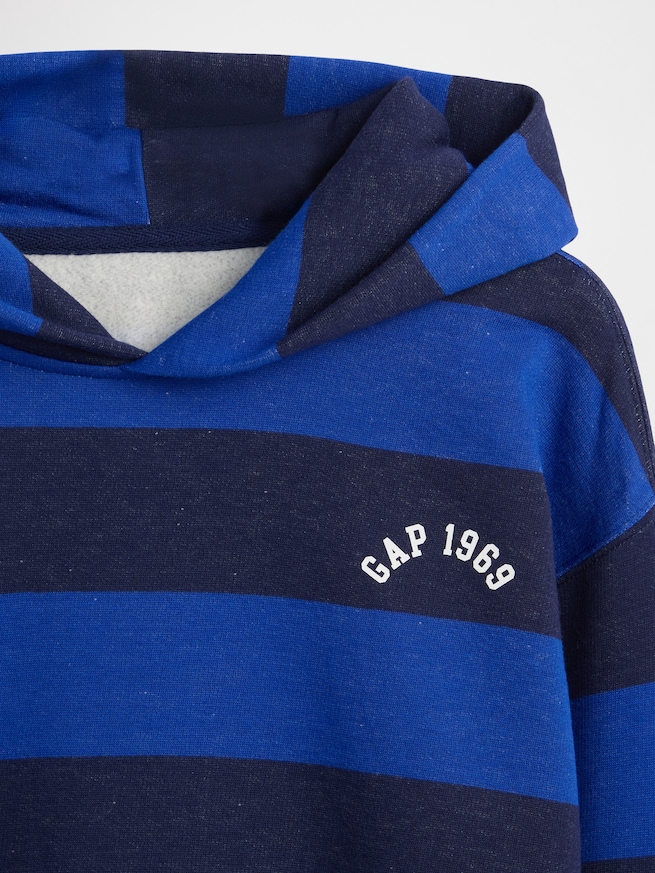 ラグビー ストライプ GAPロゴパーカー (キッズ)-4