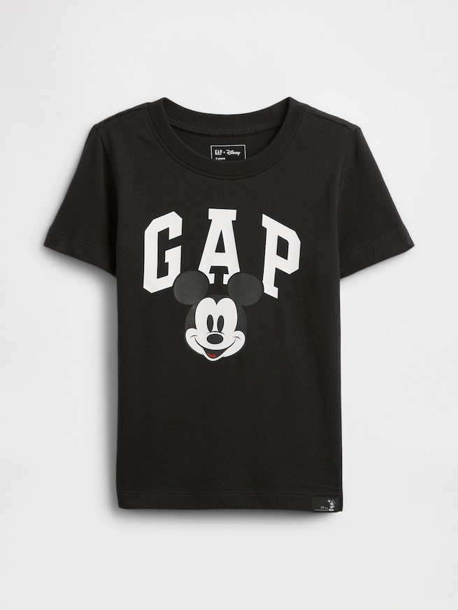 babyGap × ディズニー ミッキーマウス GAPロゴ Tシャツ-0