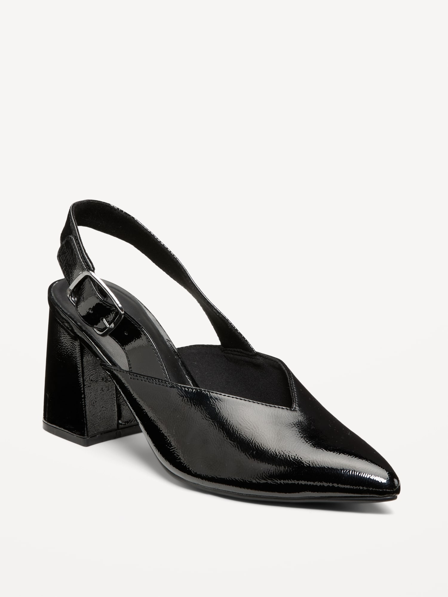 CHAUSSURES À TALON HAUT À BRIDE ARRIÈRE EN SIMILICUIR POUR FEMME
