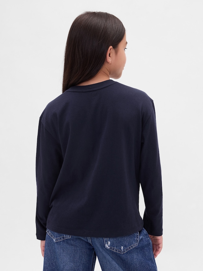 リラックスフィット グラフィック ロゴTシャツ (キッズ)-2