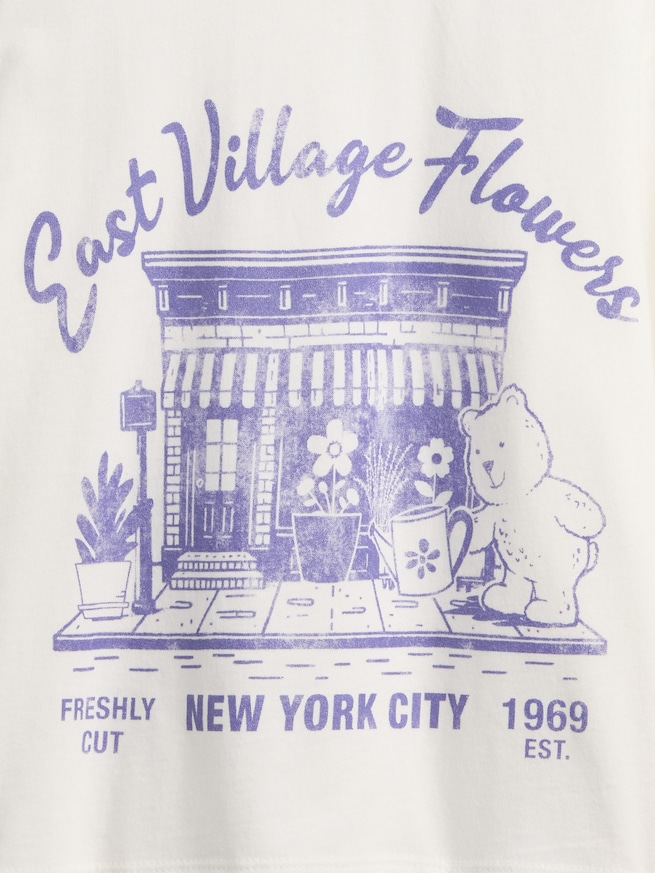 リラックスフィット グラフィック ロゴTシャツ (キッズ)-3