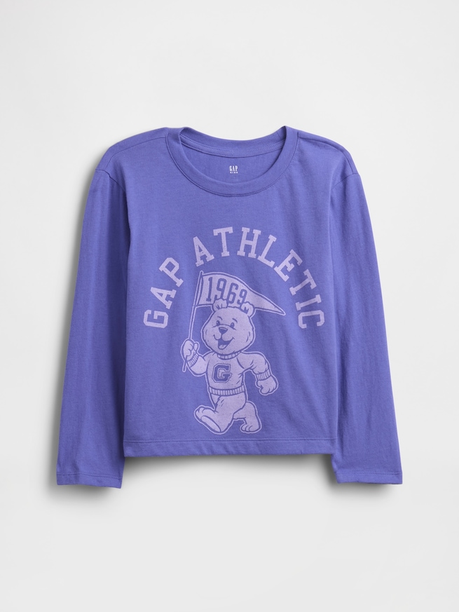 リラックスフィット グラフィック ロゴTシャツ (キッズ)-1