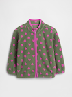 babyGap プリント フリース ジップアップ スウェットシャツ-0