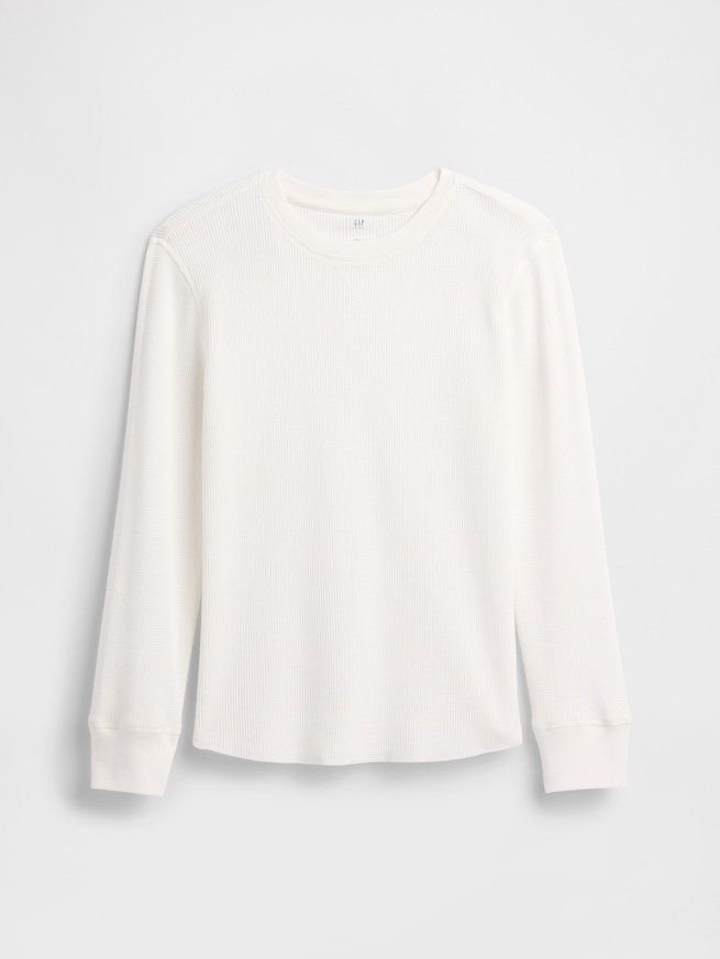 ワッフルニットTシャツ (キッズ)-0