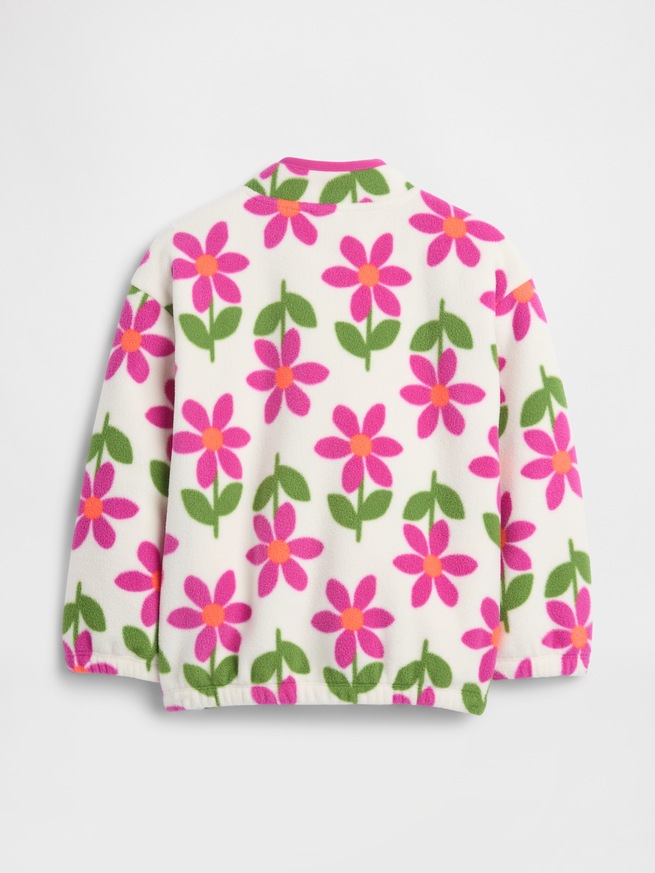 babyGap プリント フリース ジップアップ スウェットシャツ-1