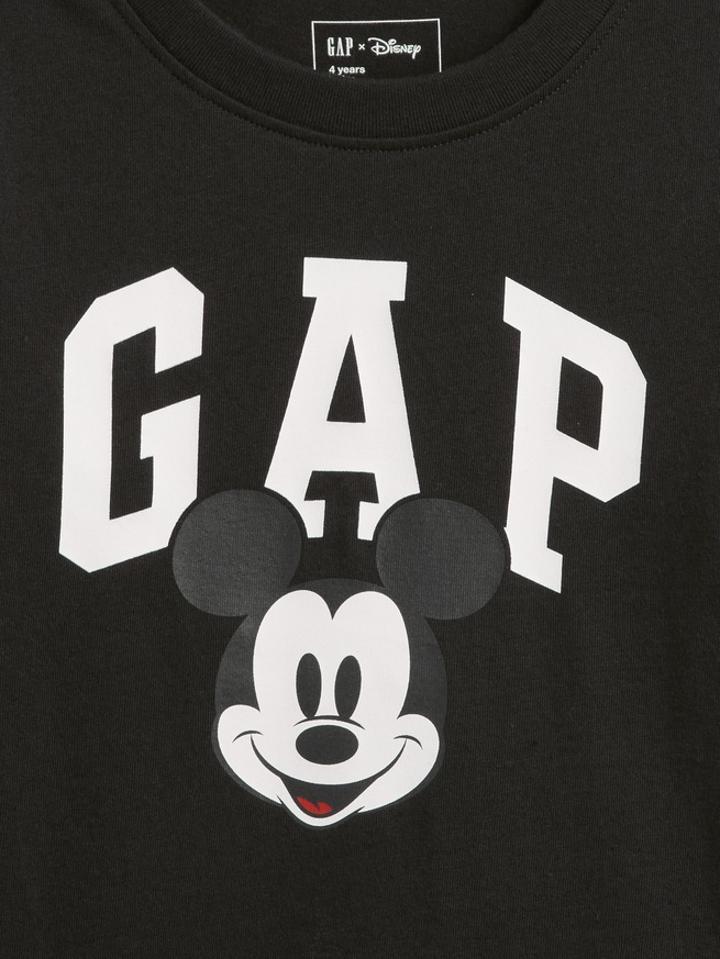 babyGap × ディズニー ミッキーマウス GAPロゴ Tシャツ-2