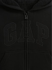 babyGap GAPロゴ ボア ジップアップパーカー-2