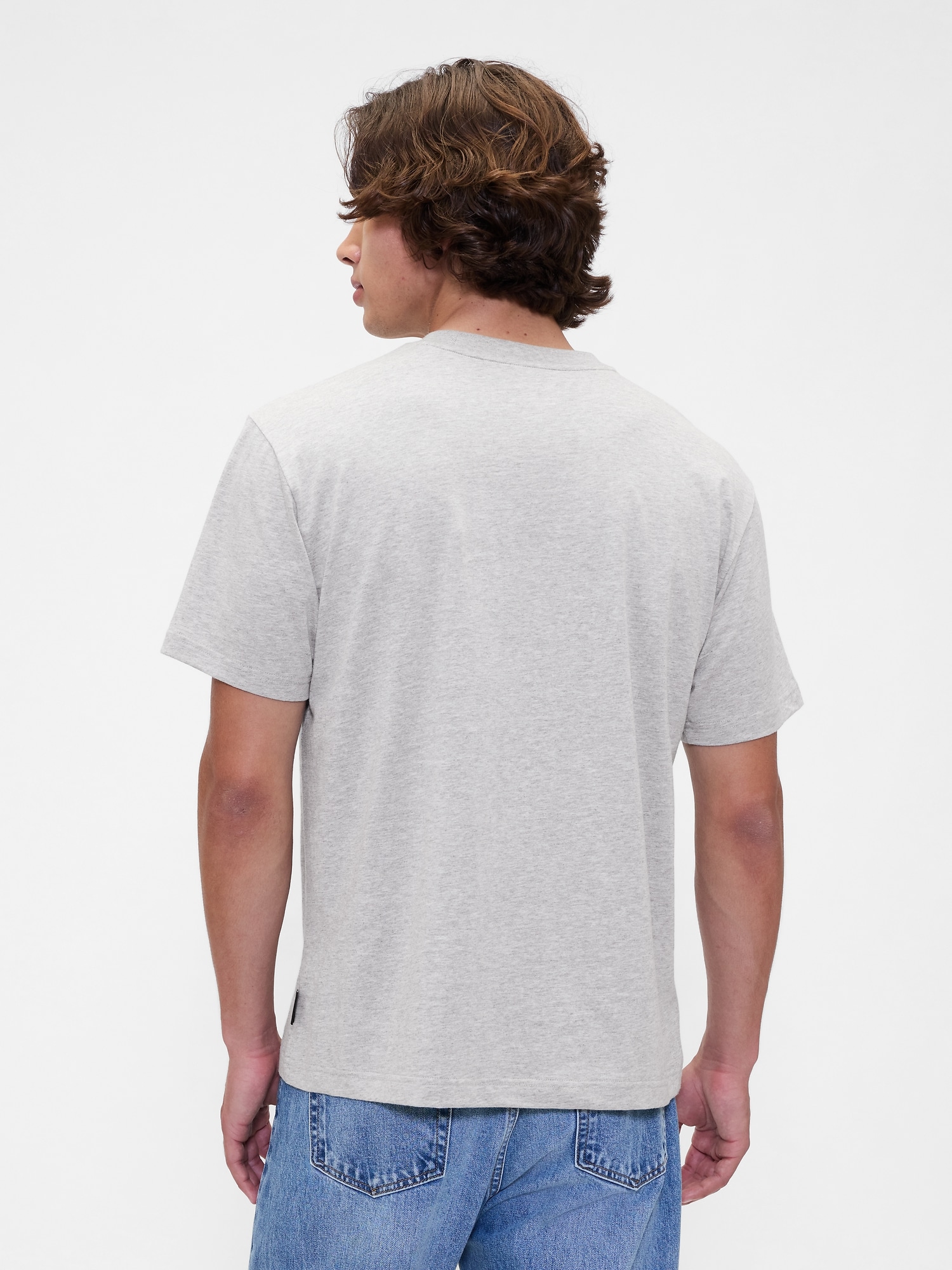 Gap × ディズニー エブリディ ソフト リラックス GAPロゴ Tシャツ-1