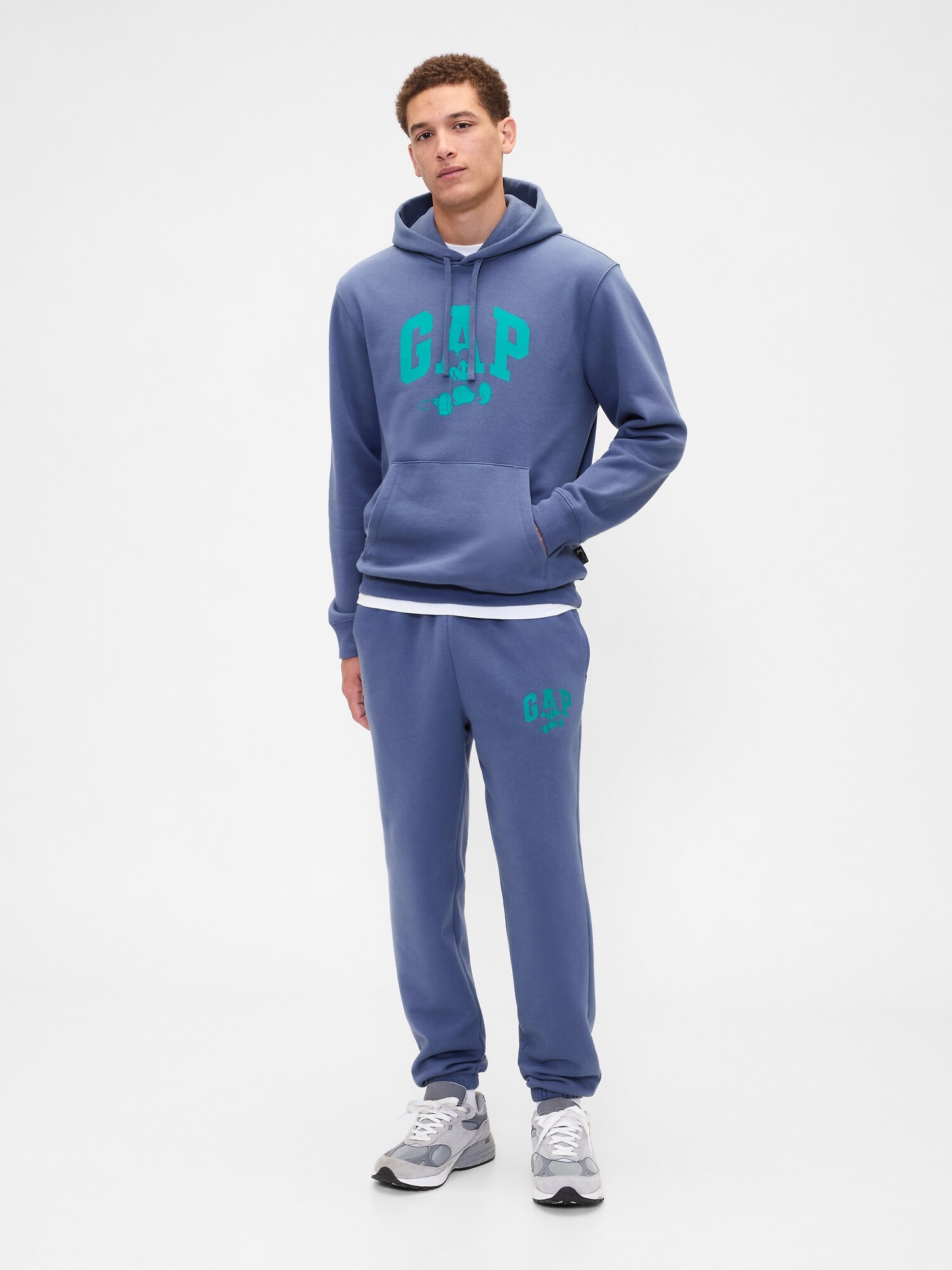 Gap × ディズニー リラックスフィット GAPロゴ パーカー-2