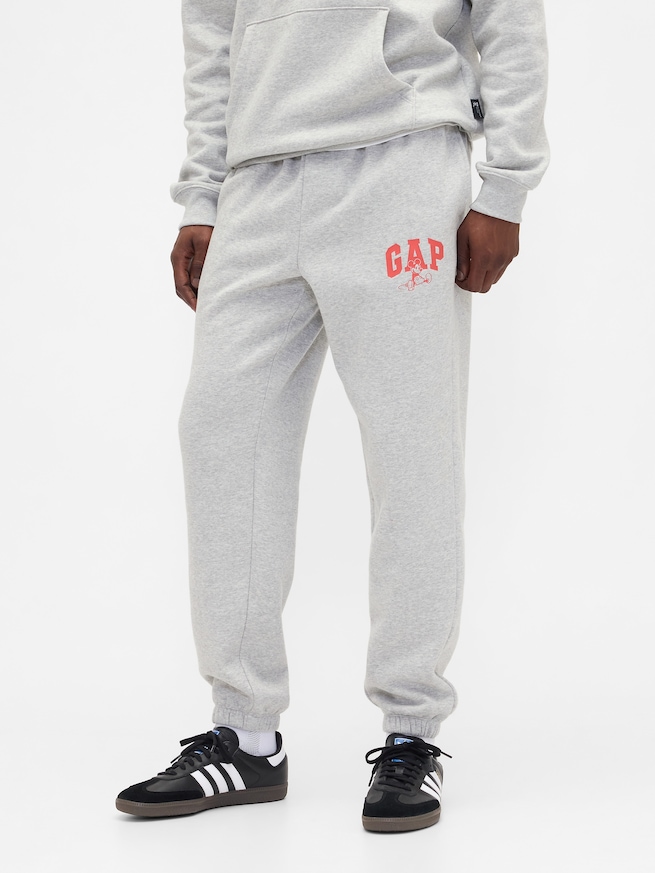 Gap × ディズニー リラックスフィット GAPロゴ ジョガーパンツ-2