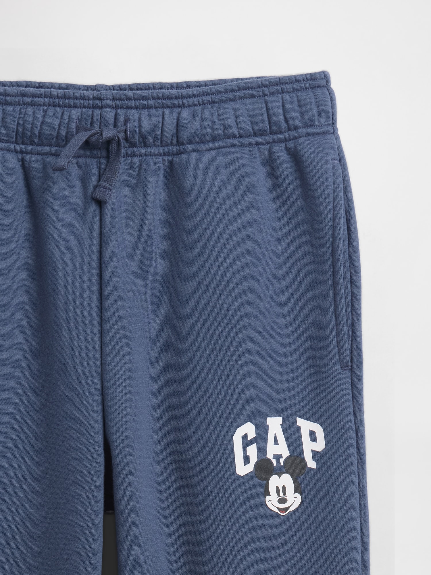 GapKids × ディズニー ミッキーマウス リラックスフィット GAPロゴ ジョガーパンツ-2