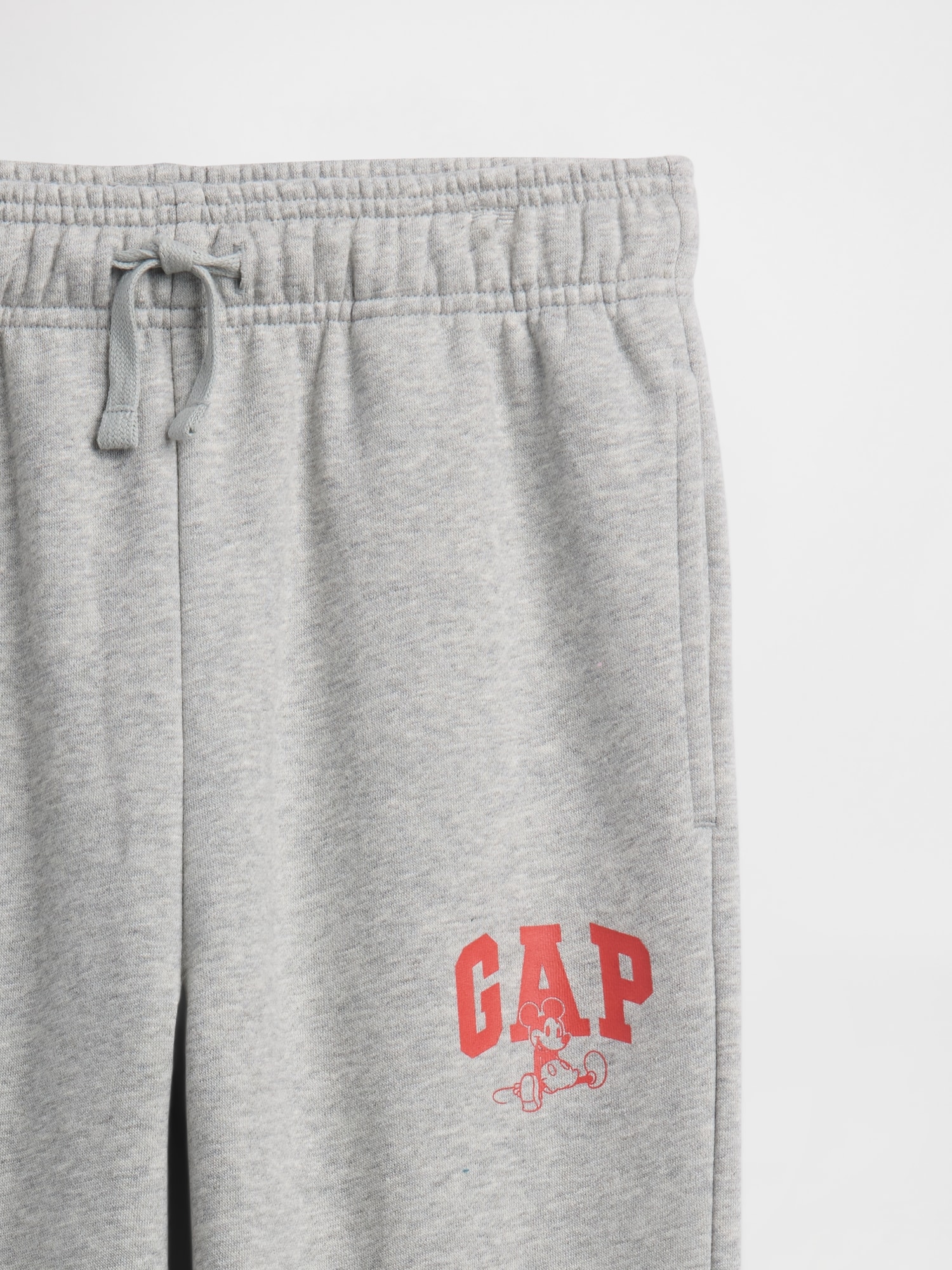 GapKids × ディズニー ミッキーマウス リラックスフィット GAPロゴ ジョガーパンツ-2