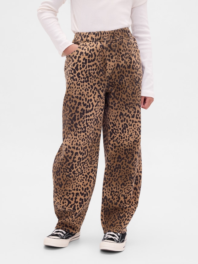 ハイライズ イージーウエスト バレルデニム (キッズ)-2