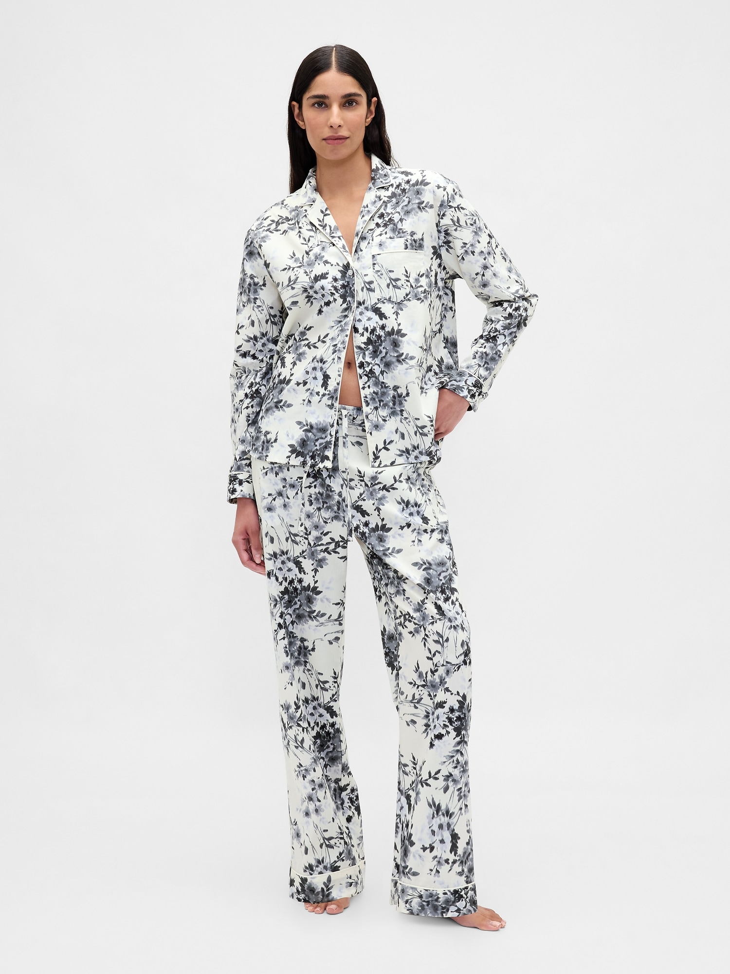 PANTALON DE PYJAMA EN POPELINE