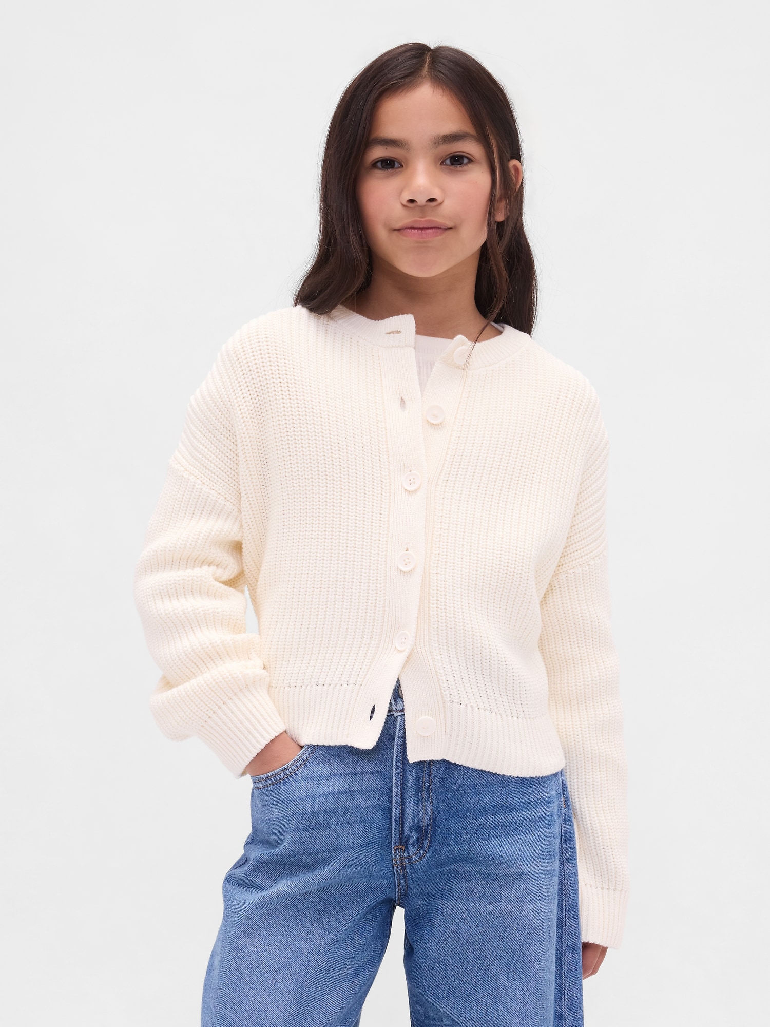Gap オーバーサイズ カーディガン (キッズ) Gap オーバーサイズ カーディガン (キッズ)
