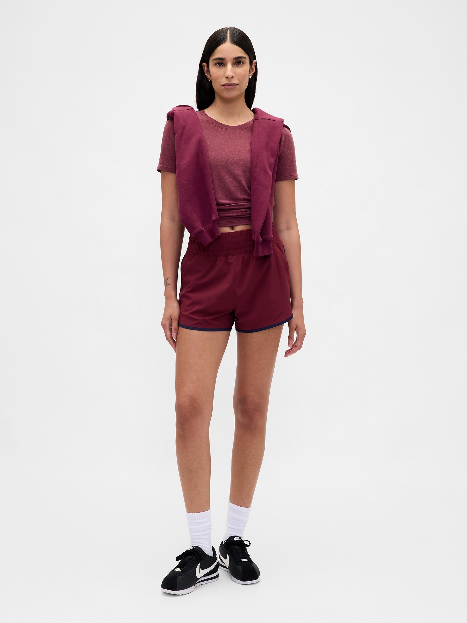 SHORT DE COURSE À TAILLE HAUTE GAPSPORT