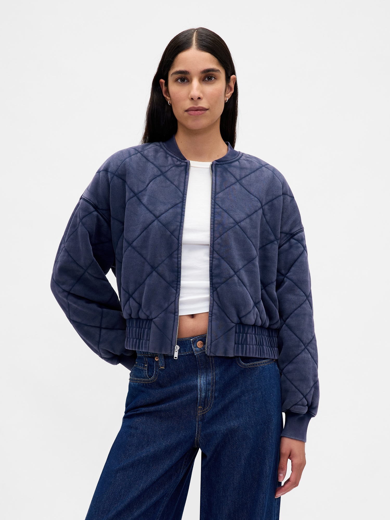Gap ヴィンテージソフト キルティング ボンバージャケット Gap ヴィンテージソフト キルティング ボンバージャケット