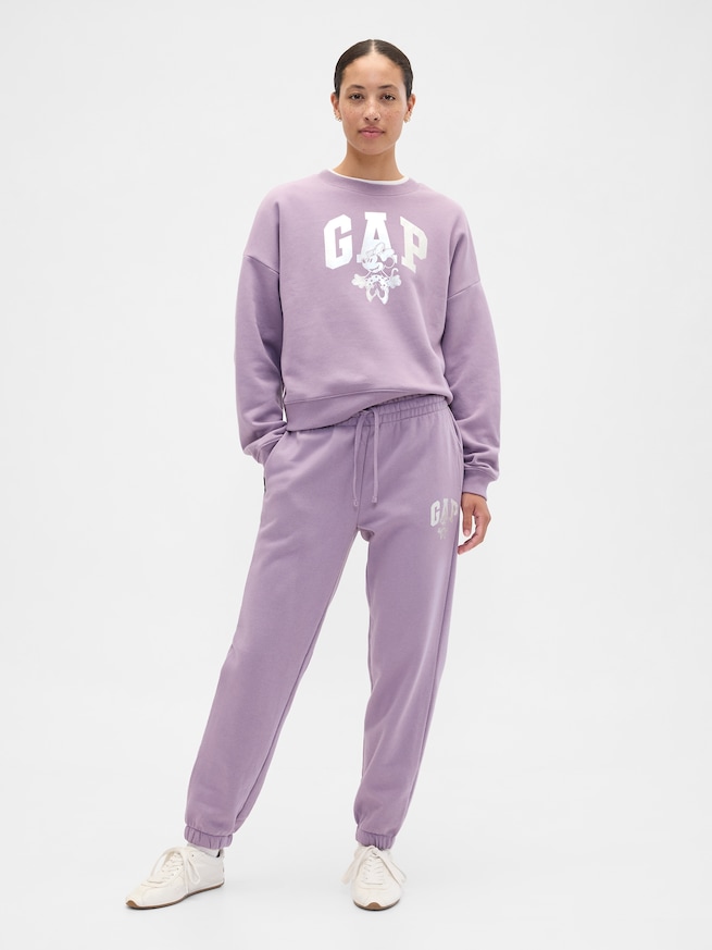 Gap × ディズニー ミニーマウス GAPロゴ ジョガーパンツ-0