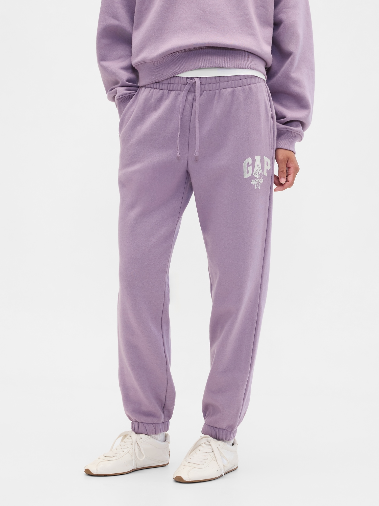 Gap × ディズニー ミニーマウス GAPロゴ ジョガーパンツ-2