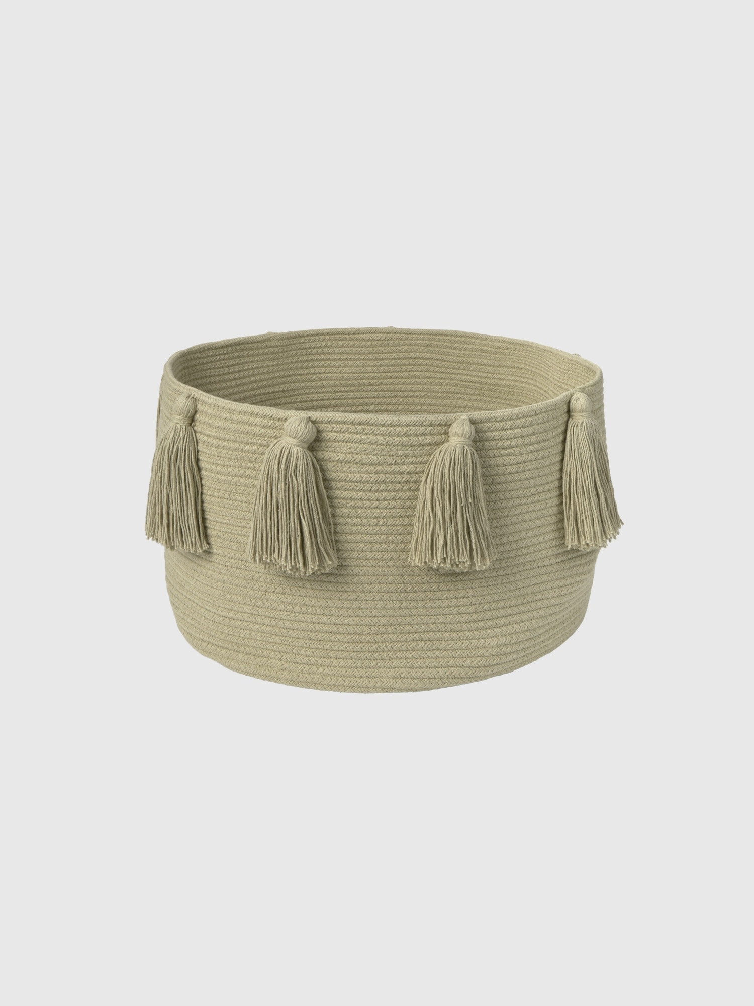 Lorena Canals Basket New Tassels Olive