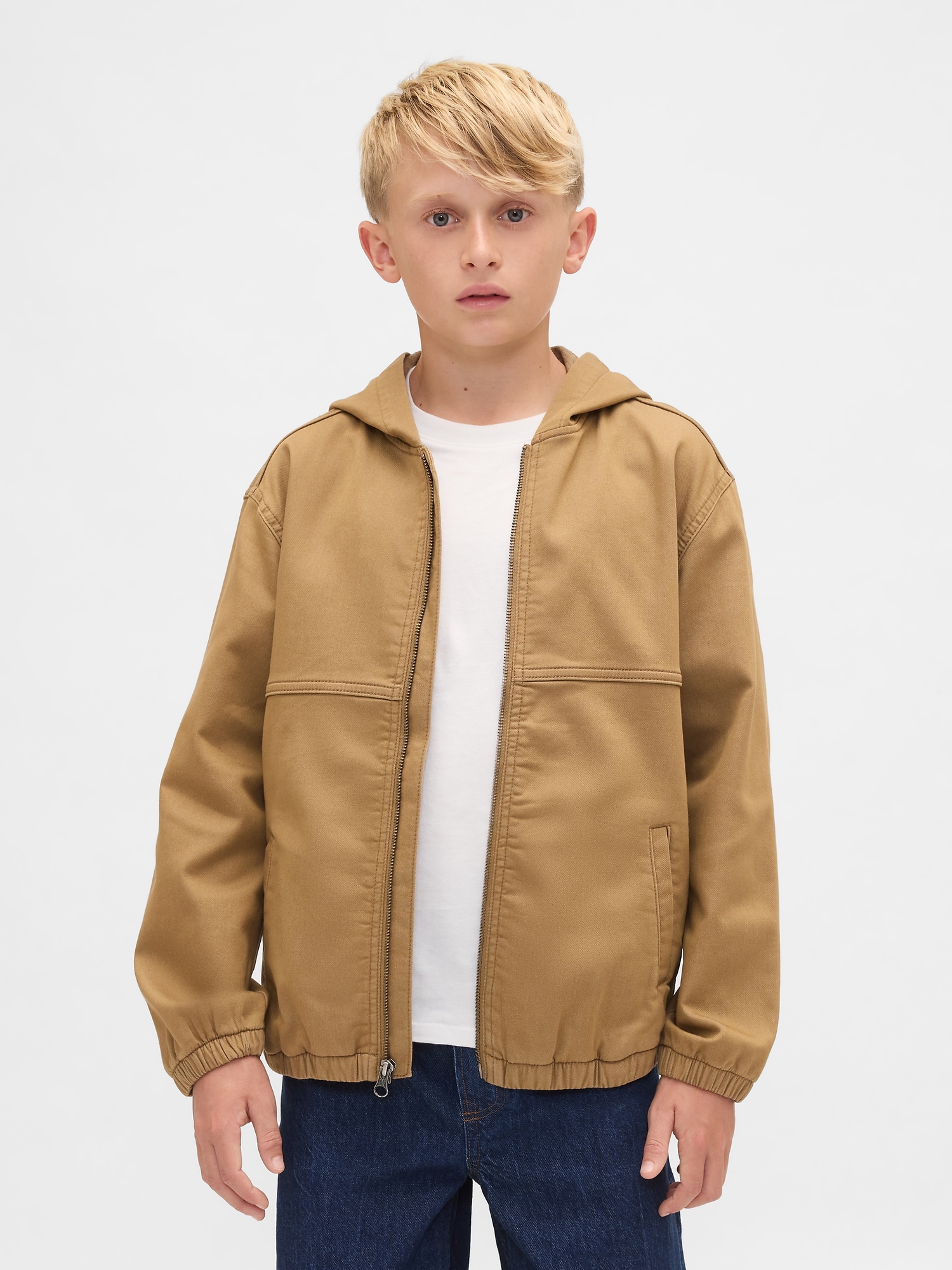 Kids Knit Denim Jacket