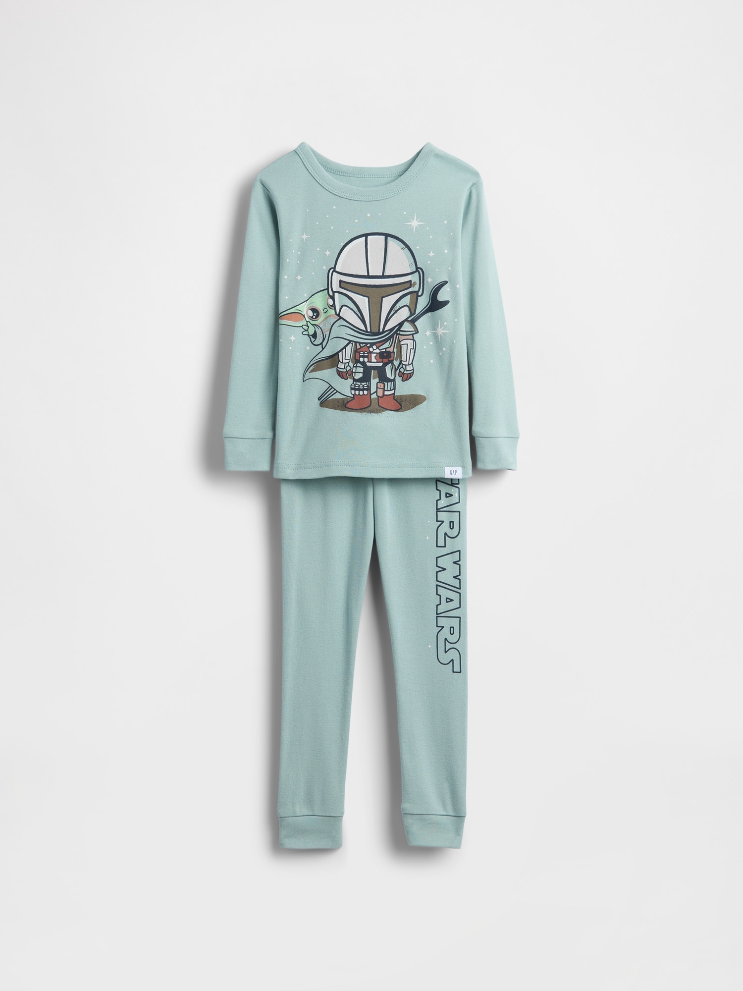 PYJAMA EN COTON BIOLOGIQUE BROSSÉ À IMPRIMÉ DE STAR WARS POUR BÉBÉ ET TOUT-PETIT