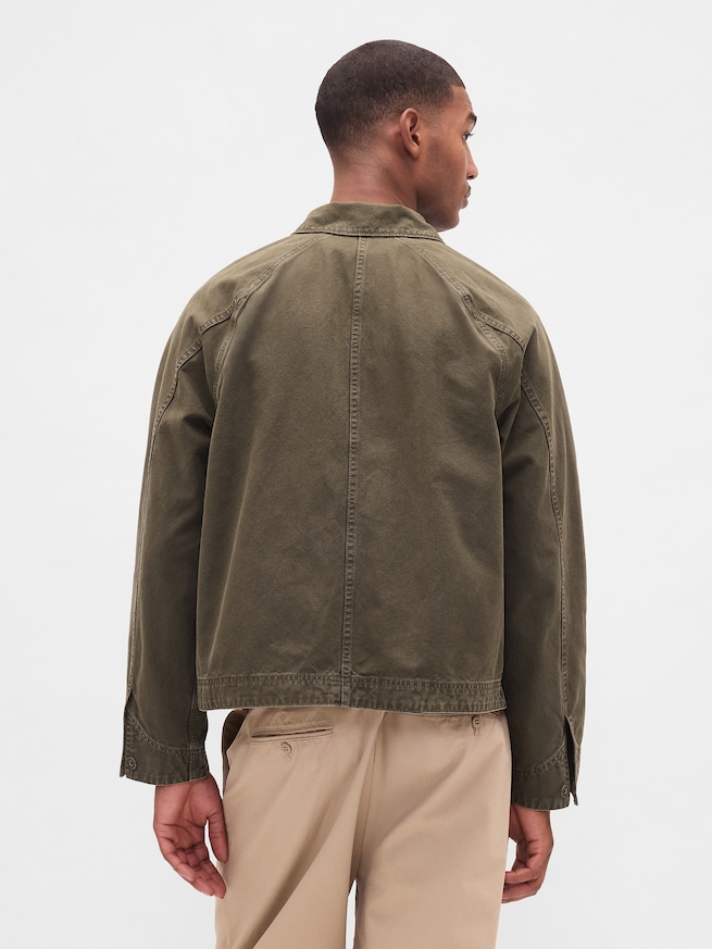 キャンバス デニム チョアジャケット-2