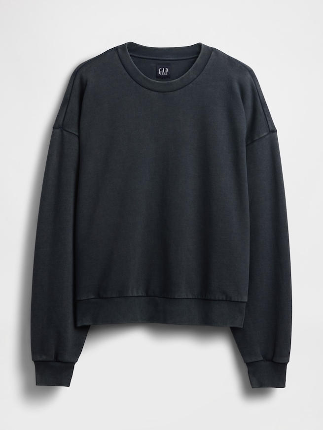 ヘビーウェイト クロップド スウェットシャツ-4