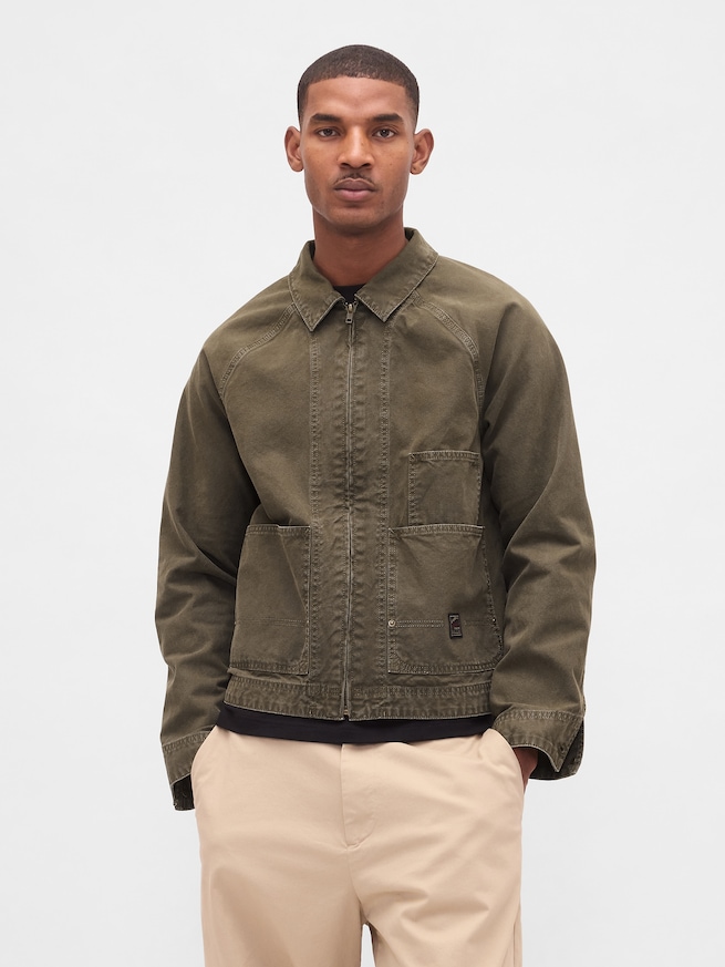 キャンバス デニム チョアジャケット-0