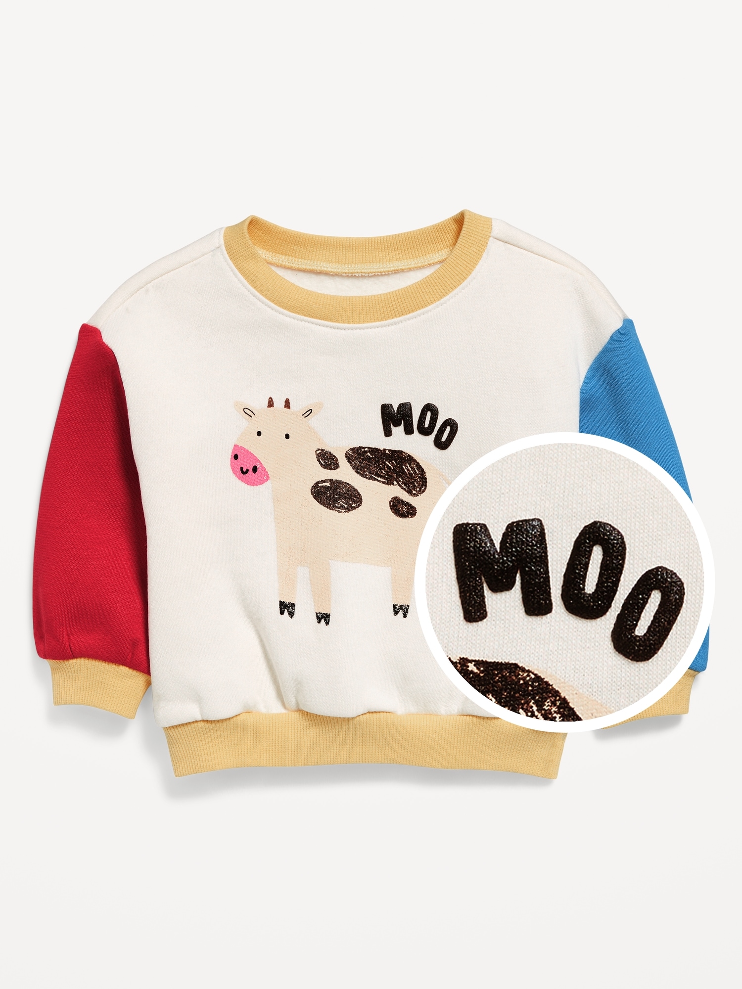 Printed Crew-Neck Sweatshirt for Baby
