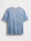 Gap × BÉIS ニットデニム ポケットTシャツ-8