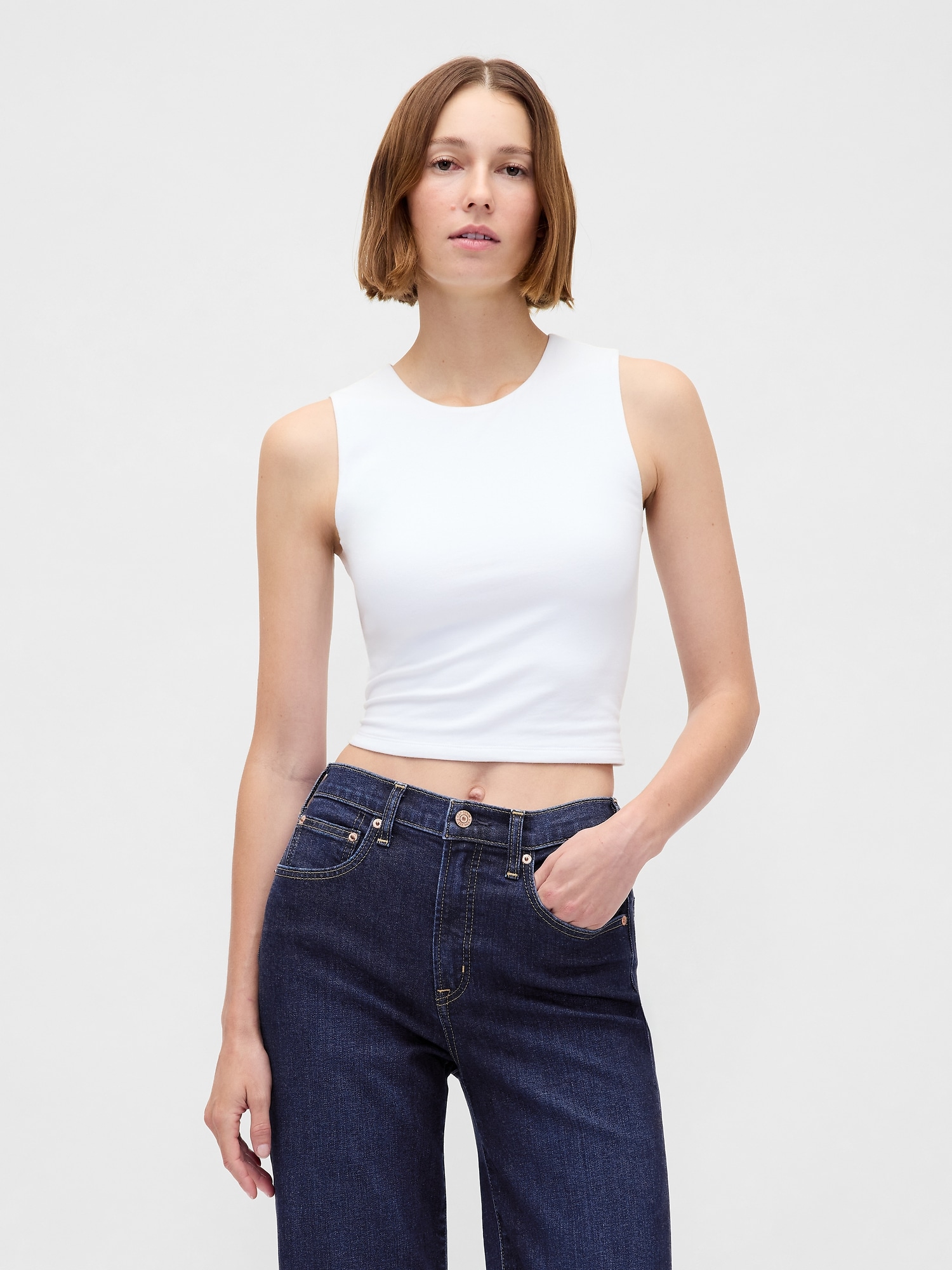 ハイライズ リラックス フレアデニム-7