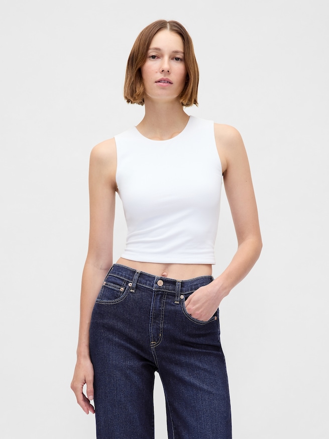 ハイライズ リラックス フレアデニム-7