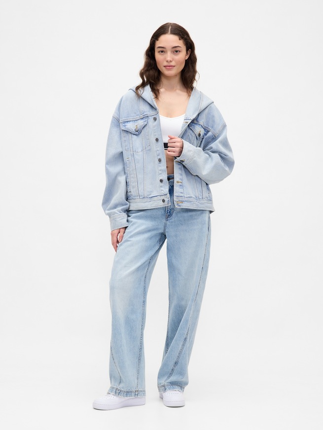 Gap &times; B&Eacute;IS オーバーサイズ デニムジャケット-2