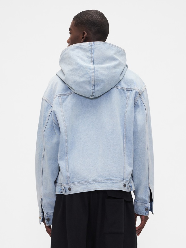 Gap &times; B&Eacute;IS オーバーサイズ デニムジャケット-6