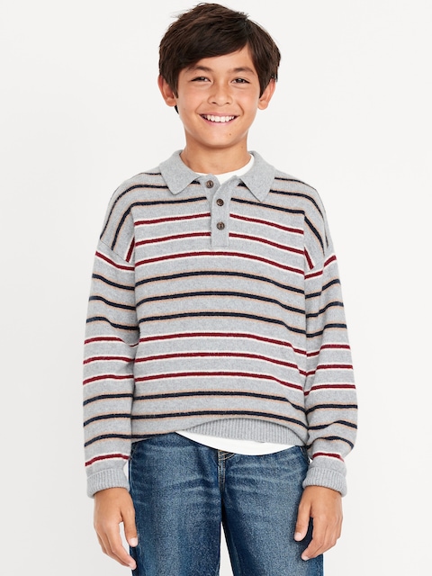 SoSoft Oversized Collared Sweater for Boys