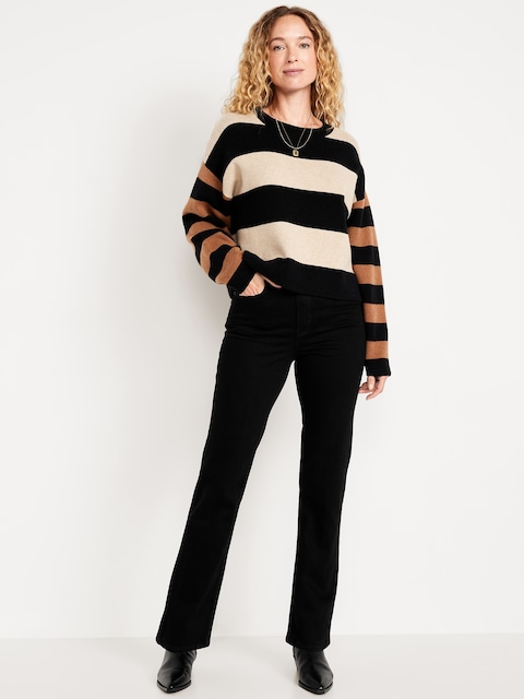 JEAN DROIT À TAILLE TRÈS HAUTE