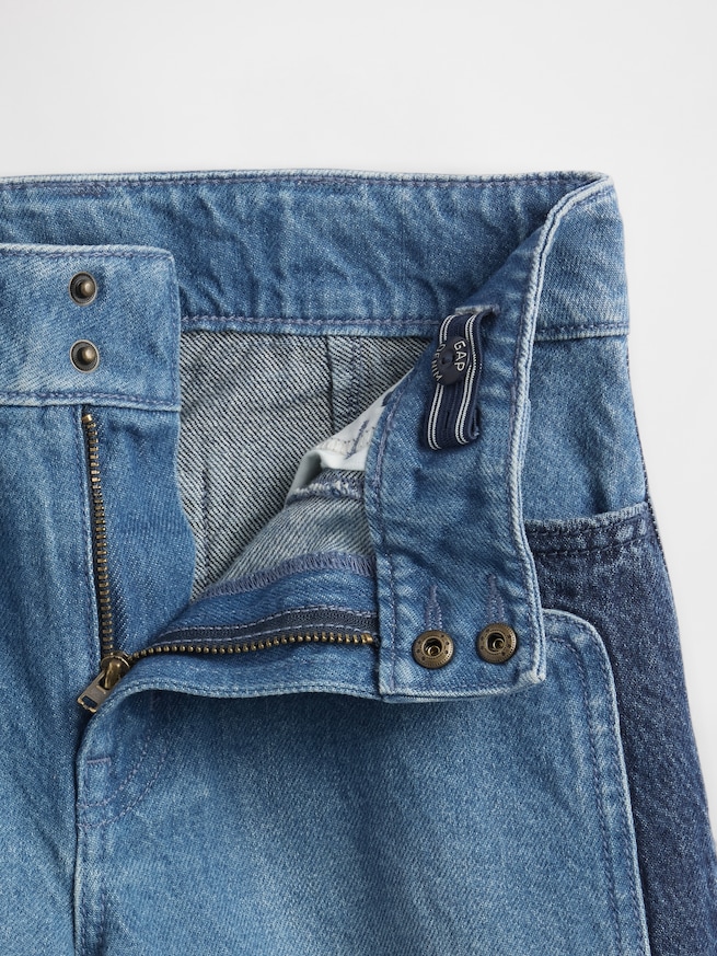 ハイライズ ストライド ワイド アンクルデニム (キッズ)-4