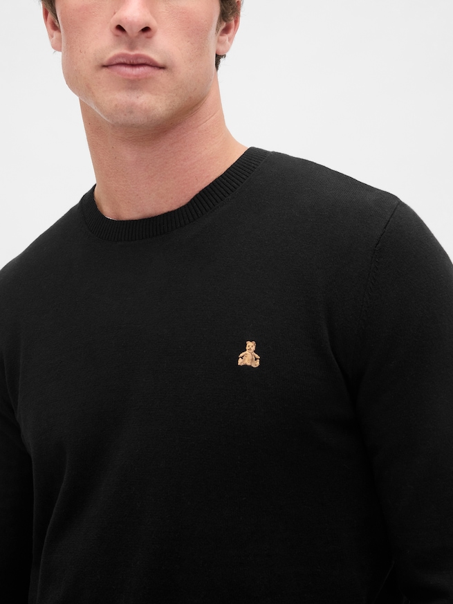 コットン クルーネックセーター-3