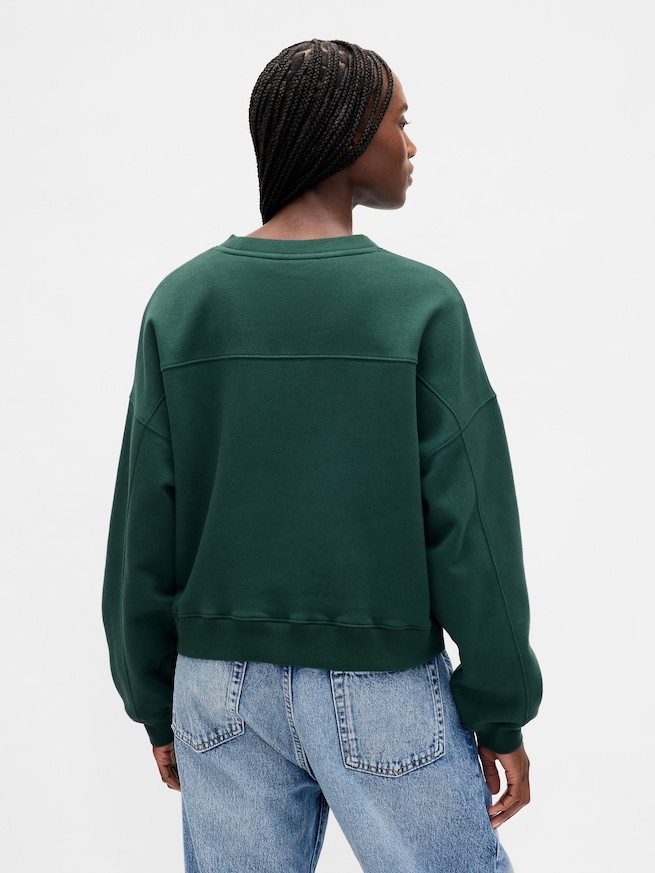 ヴィンテージソフト GAPロゴ ウェッジ スウェットシャツ-2