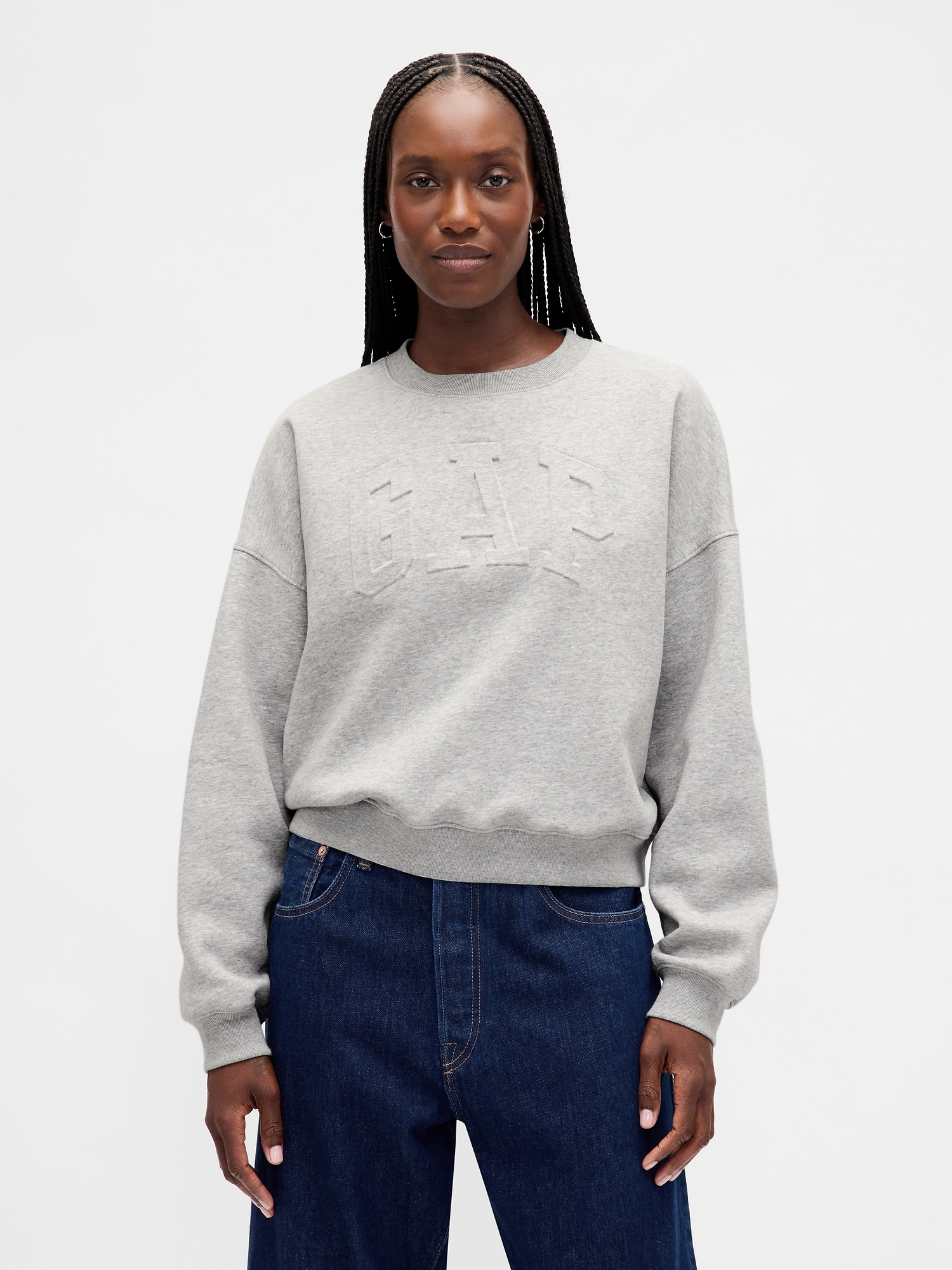 Gap ヴィンテージソフト GAPロゴ ウェッジ スウェットシャツ Gap ヴィンテージソフト GAPロゴ ウェッジ スウェットシャツ